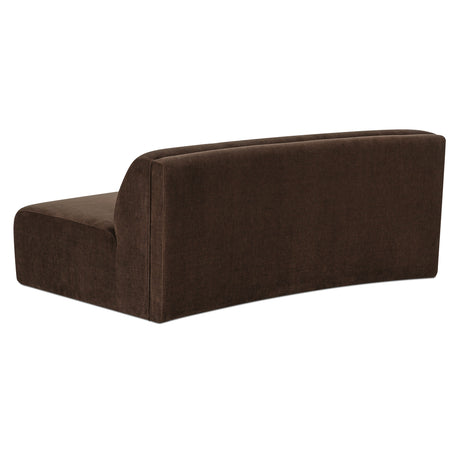 Naomi Dark Brown Convex Sofa - Ornate Home