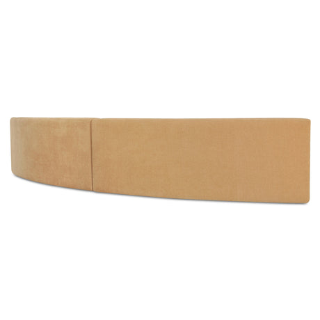 Naomi Golden Yellow 2 Piece Concave Modular Sectional - Ornate Home