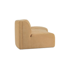 Naomi Golden Yellow 2 Piece Concave Modular Sectional - Ornate Home