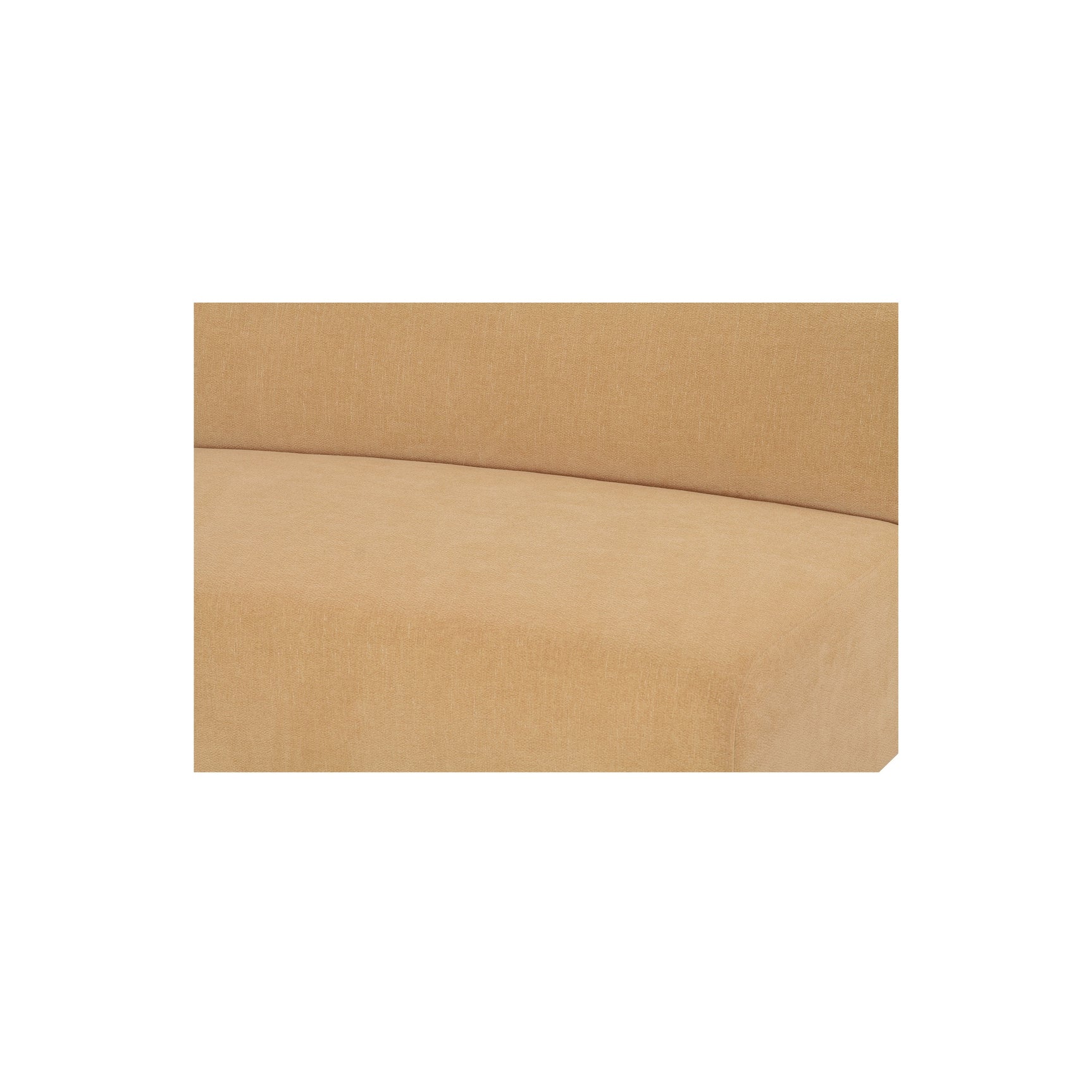 Naomi Golden Yellow 2 Piece Concave Modular Sectional - Ornate Home