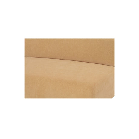 Naomi Golden Yellow 2 Piece Concave Modular Sectional - Ornate Home
