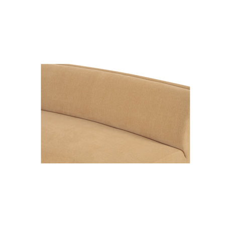 Naomi Golden Yellow 2 Piece Convex Modular Sectional - Ornate Home