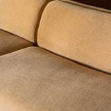 Naomi Golden Yellow 2 Piece Convex Modular Sectional - Ornate Home