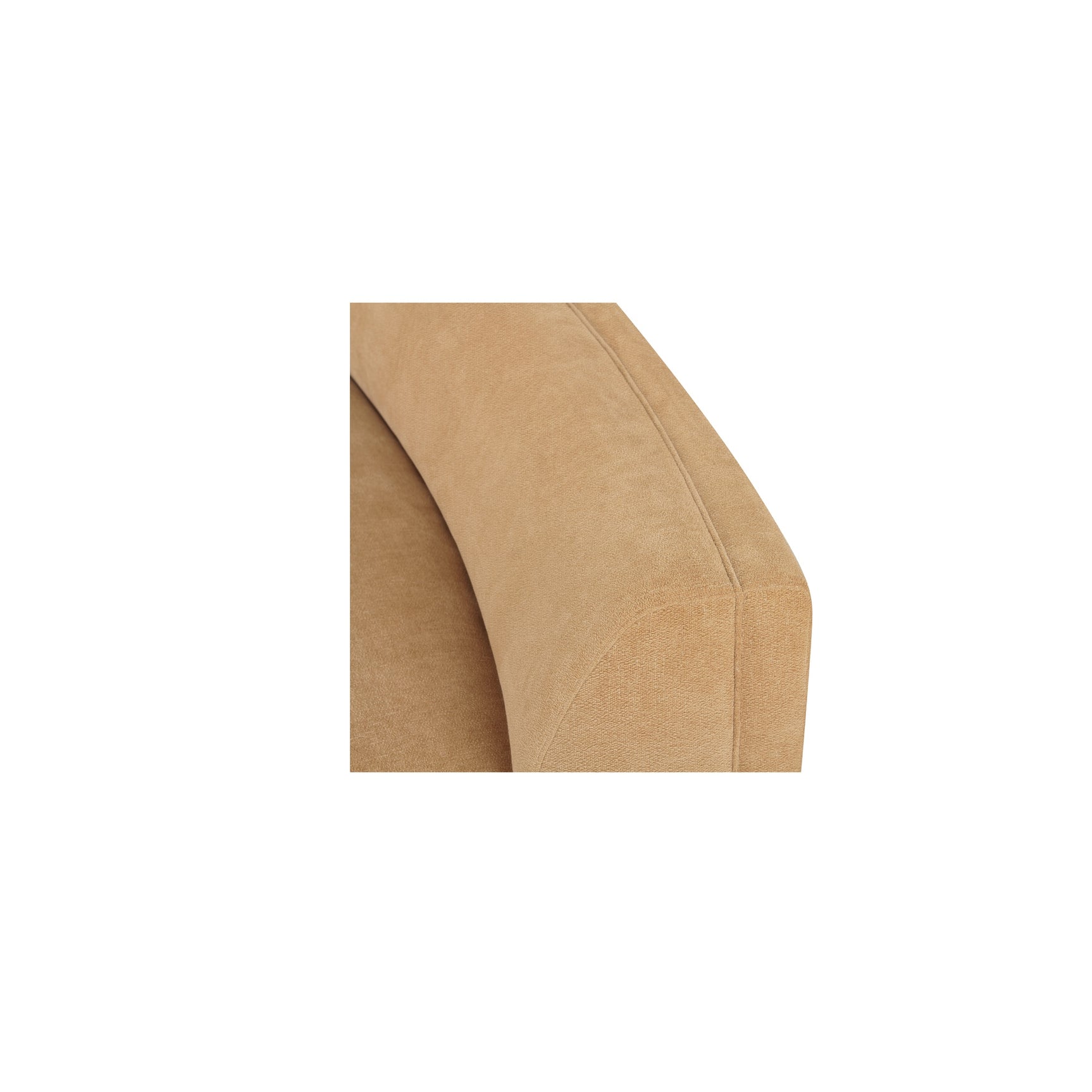 Naomi Golden Yellow 2 Piece Wave Modular Sectional - Ornate Home