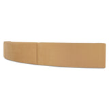 Naomi Golden Yellow 3 Piece Concave Modular Sectional - Ornate Home