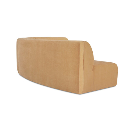 Naomi Golden Yellow 3 Piece Concave Modular Sectional - Ornate Home