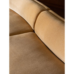 Naomi Golden Yellow 3 Piece Wave Modular Sectional - Ornate Home