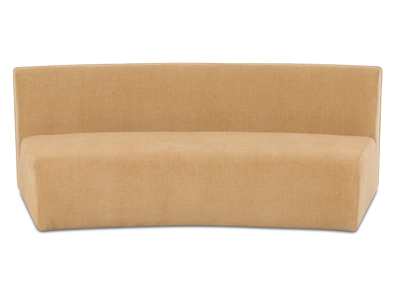 Naomi Golden Yellow Concave Sofa - Ornate Home