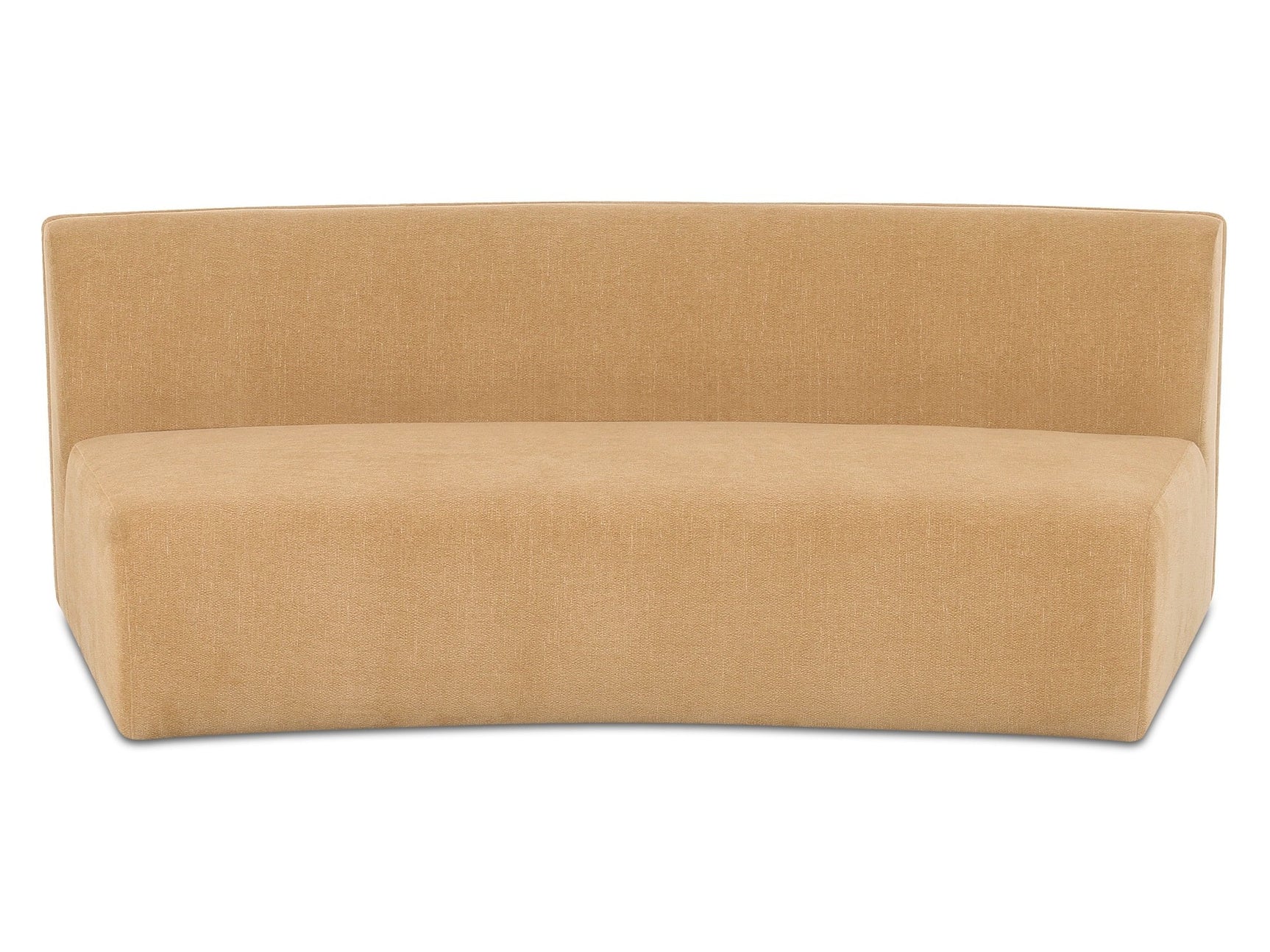 Naomi Golden Yellow Concave Sofa - Ornate Home