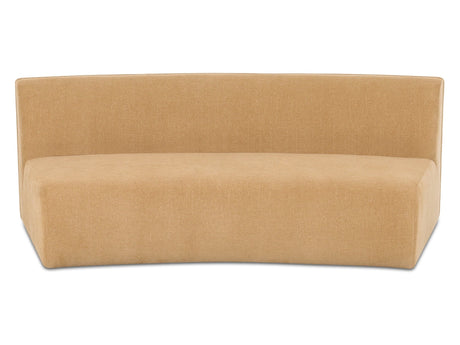 Naomi Golden Yellow Concave Sofa - Ornate Home