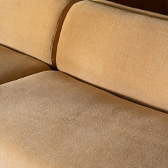 Naomi Golden Yellow Convex Sofa - Ornate Home