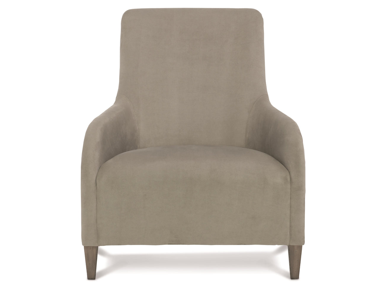 Naomi Grey Leather Chair - Ornate Home