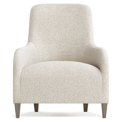 Naomi White/Cream Fabric Chair - Ornate Home