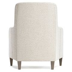 Naomi White/Cream Fabric Chair - Ornate Home