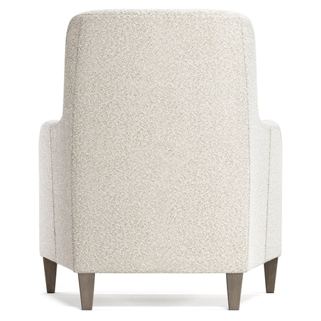 Naomi White/Cream Fabric Chair - Ornate Home