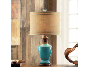 Napa Blue Table Lamp - Ornate Home