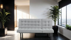 Napervill Light Gray Futon Sofa - Ornate Home