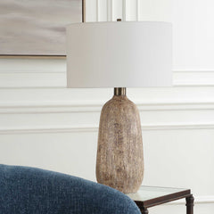 Napier Brown Earthy Table Lamp - Ornate Home