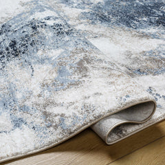 Napierville Blue Marble Rug - Ornate Home