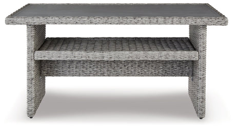 Naples Beach Light Gray Outdoor Multi-use Table - Ornate Home
