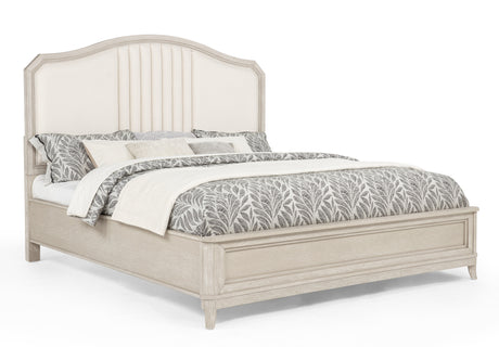 Napoli Natural King Panel Bed - Ornate Home