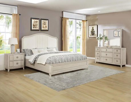 Napoli Natural Panel Bedroom Set - Ornate Home