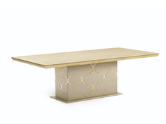 Napoli Taupe/Cream Dining Table - Ornate Home