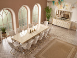 Napoli Taupe/Cream Consol With Mirror