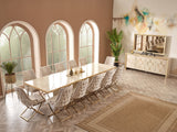 Napoli Taupe/Cream Consol With Mirror