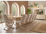 Napoli Taupe/Cream Consol With Mirror