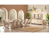 Napoli Taupe/Cream Consol With Mirror