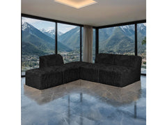 Nappi Black L-Sectional A - Ornate Home