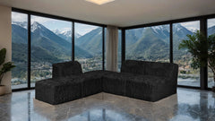 Nappi Black L-Sectional A - Ornate Home