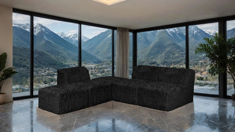 Nappi Black L-Sectional A - Ornate Home