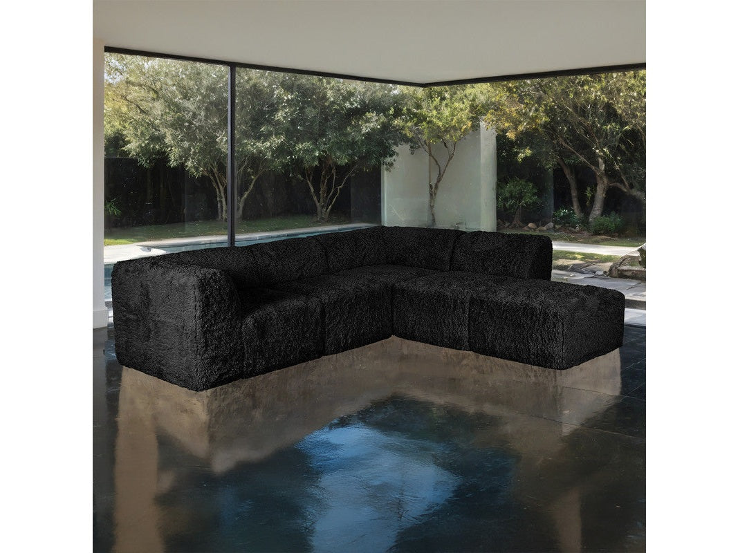 Nappi Black L-Sectional B - Ornate Home