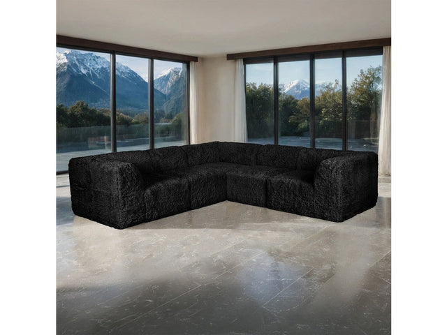 Nappi Black L-Sectional C - Ornate Home