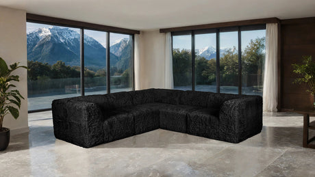 Nappi Black L-Sectional C - Ornate Home