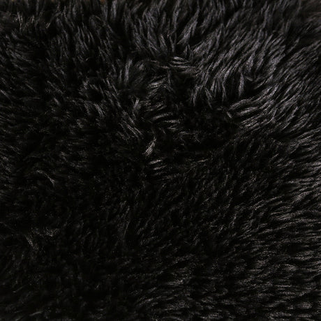 Nappi Black Large L-Sectional w/ Ottoman - Ornate Home