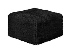 Nappi Black Ottoman - Ornate Home