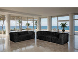 Nappi Black Sofa & Loveseat - Ornate Home