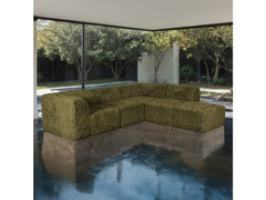 Nappi Olive Green L-Sectional B - Ornate Home