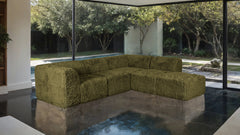 Nappi Olive Green L-Sectional B - Ornate Home