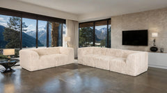 Nappi Sand Loveseat - Ornate Home