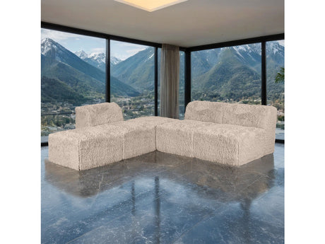 Nappi Taupe L-Sectional A - Ornate Home