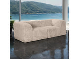 Nappi Taupe Loveseat - Ornate Home