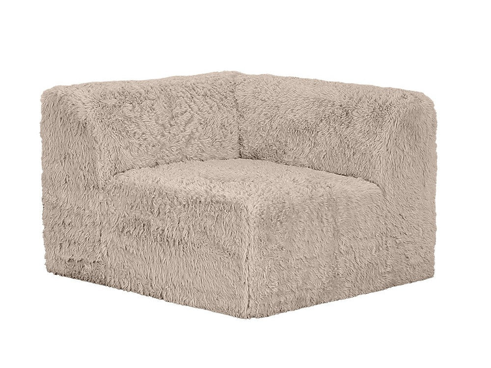 Nappi Taupe Modular Corner Chair - Ornate Home