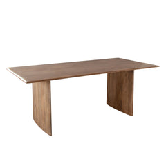 Nara Caramel 80" Wood Dining Table - Ornate Home