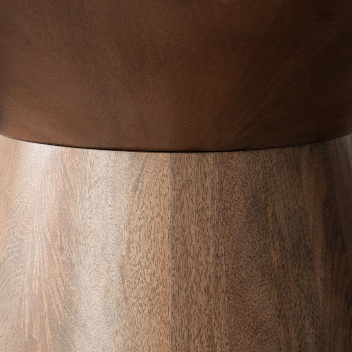 Nara Caramel Round Wood Dining Table - Ornate Home
