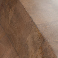 Nara Caramel Wood End Table - Ornate Home