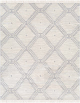 Naranjito Cream/Slate Trellis 2x3 Rug - Clearance - Ornate Home